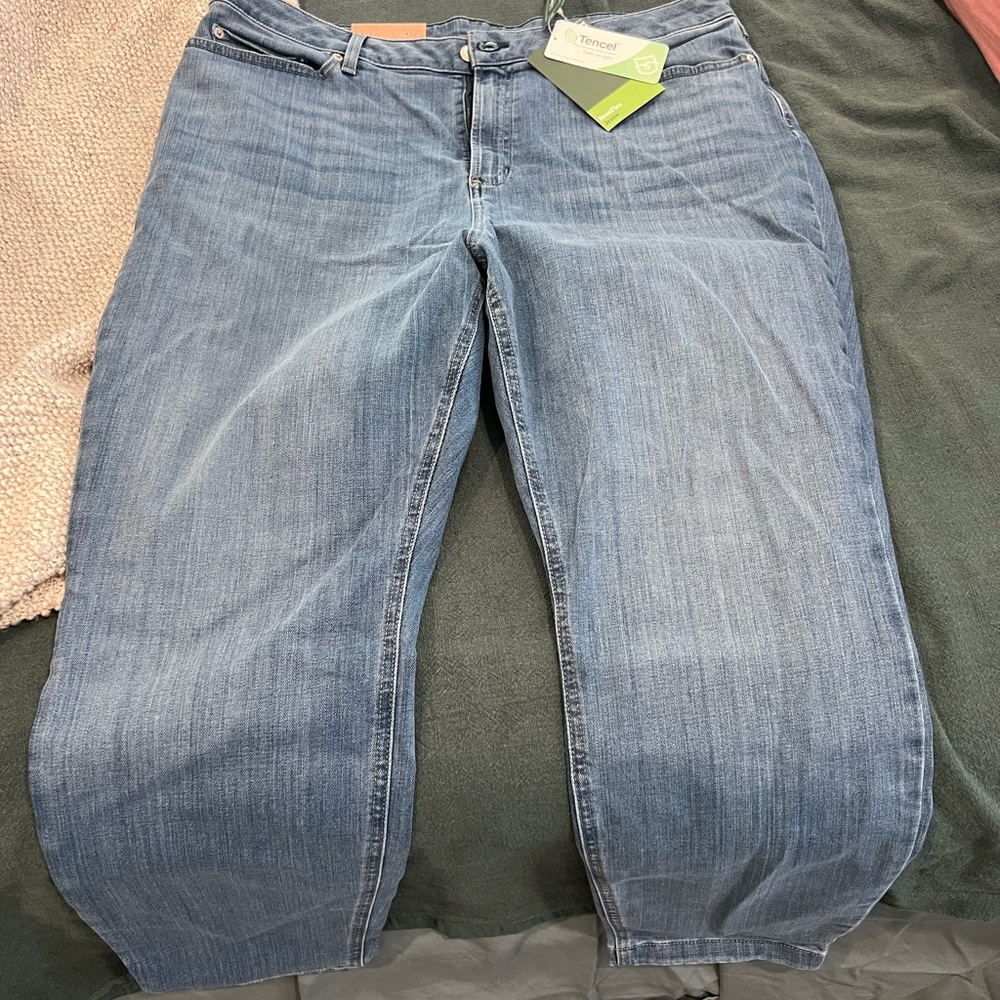 L.L. Bean High Waist Ankle Jean